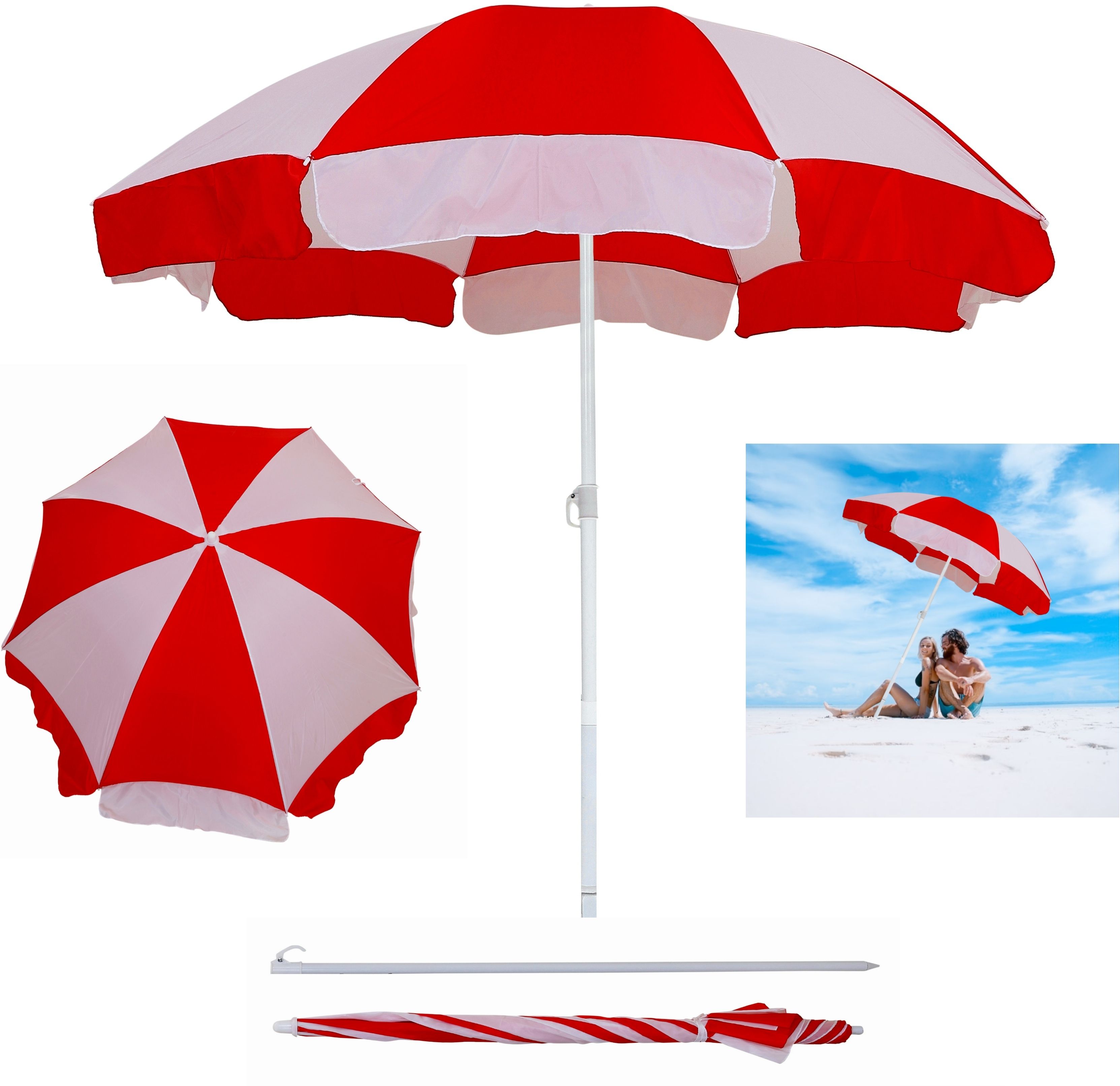 36in/6ft Outdoor Garden Big Size Umbrella Without Stand For Hotel,Restaurants Umbrella