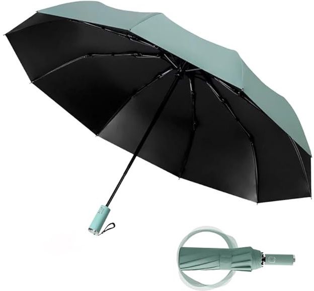 fobixen Auto Open and Close 43 Inch Windproof Travel Umbrella Large for People Comfort Umbrella-picture-13