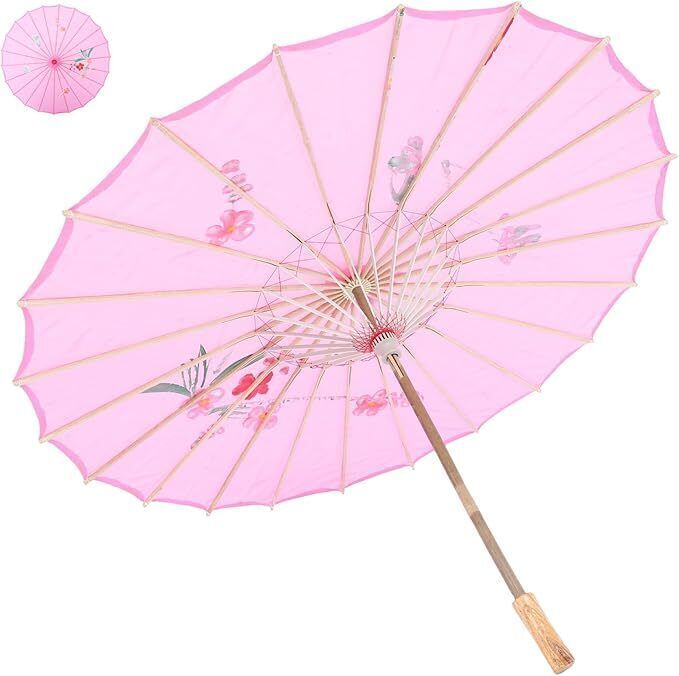 orama Traditional Wooden Japanese Cloth Umbrella Parasol for Weddings, and Photoshoots Umbrella-picture-28