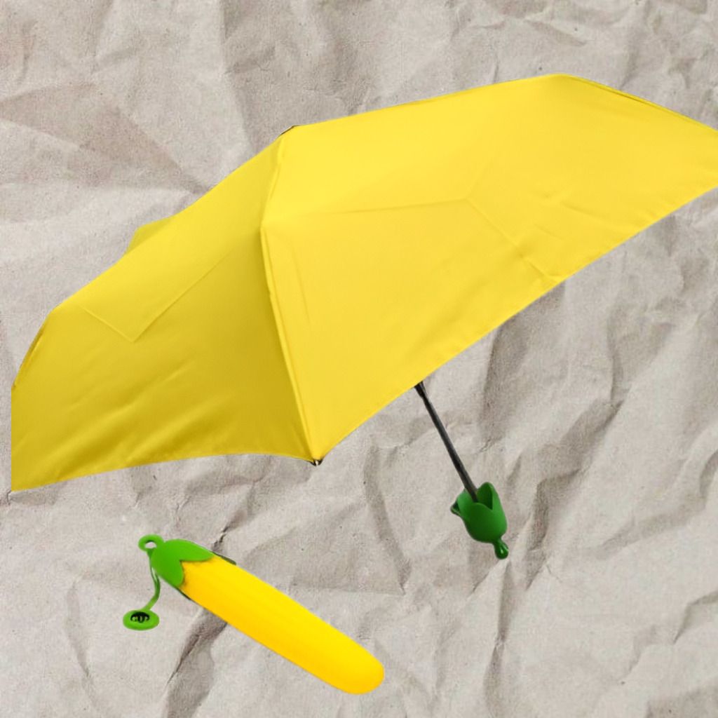lootnesse compact folding umbrella with corn storage case for daily travel and outdoor use Umbrella-picture-4