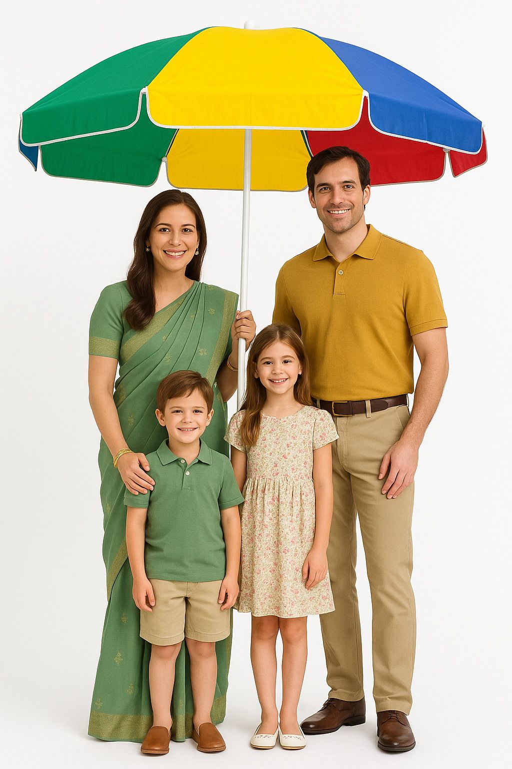 green bird Durable Outdoor Garden Umbrella 7ft Sun Rain Protection For Balcony_F235 Umbrella-picture-18
