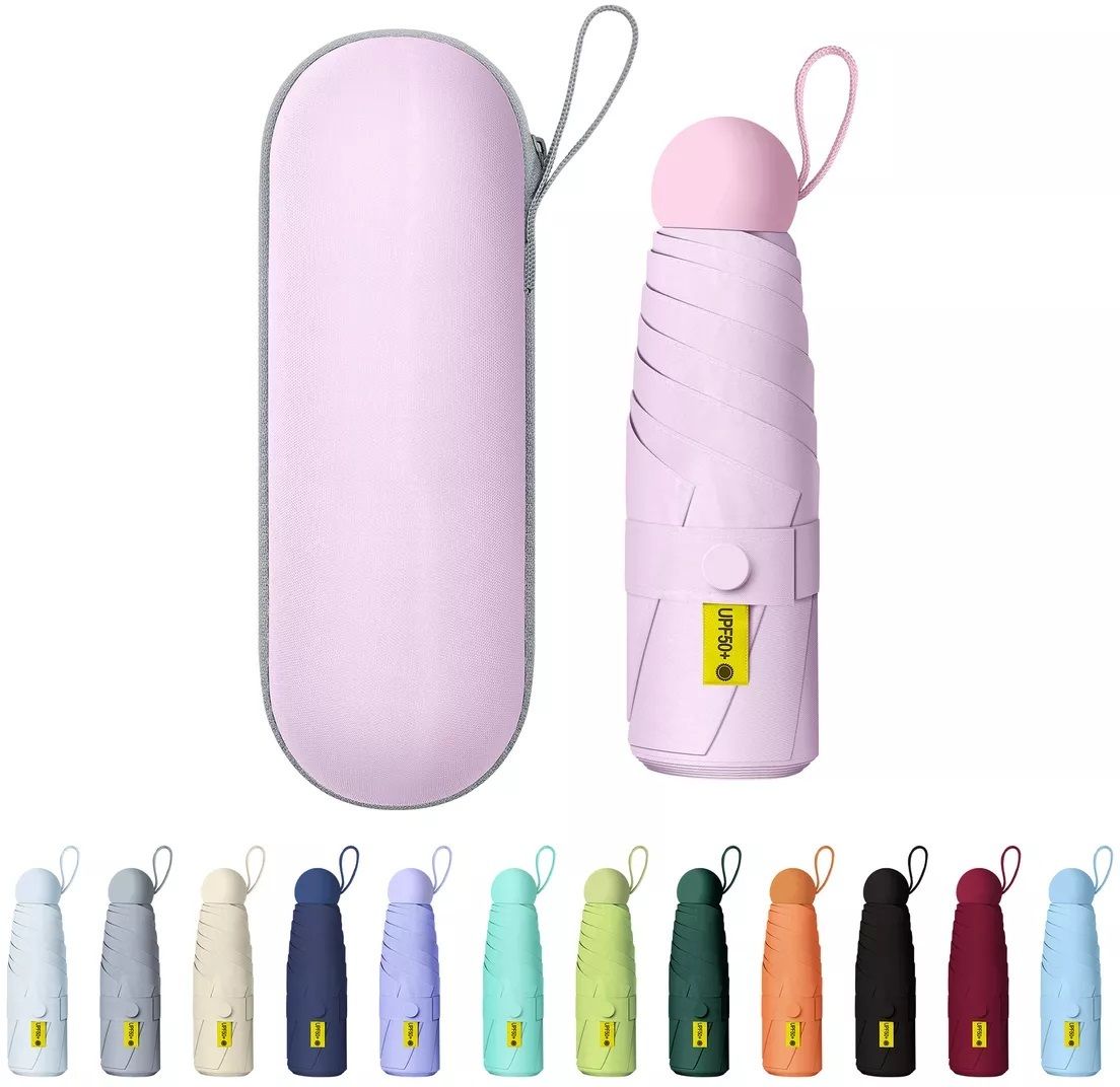 Mini Pocket Women Umbrella Rain Sun Umbrella Girls Portable Folding Umbrella Umbrella-image-49