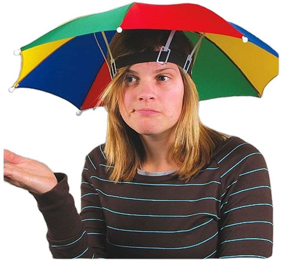 Cap Headwear Umbrella Hat for Outdoor Sun Rain Protection | Kids, Adults Umbrella