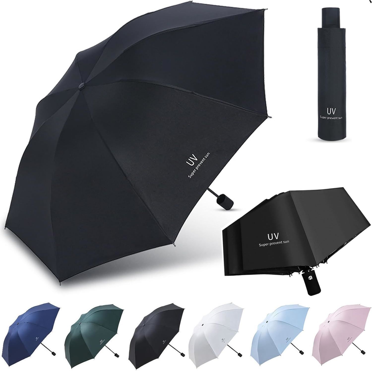 citroda 3 Fold Fully Automatic Rain UV Protection Portable Foldable Tiny Travel Folding Umbrella-picture-12