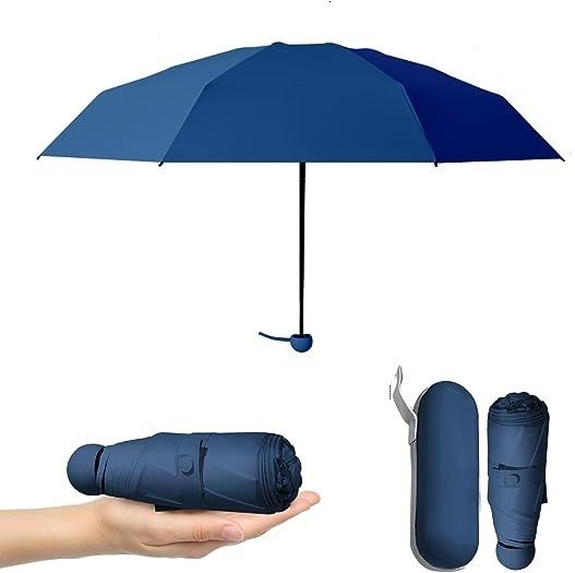 Mini Umbrella with Case (Manual Open) 6 Frame Use in Rain & Summer. Umbrella-image-47