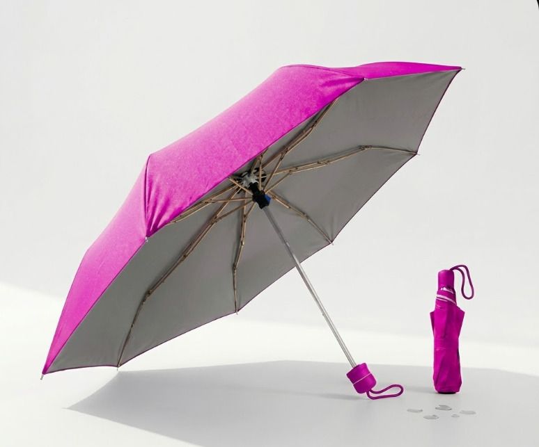 Lightweight Folding Umbrella (Pack of 1) Waterproof, Portable & Windproof Design Umbrella-image-23
