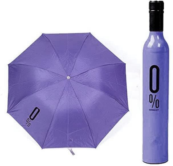 tiwon 8 Frame Manual Open Umbrella with Bottle Cover for Men & Women Umbrella-picture-19