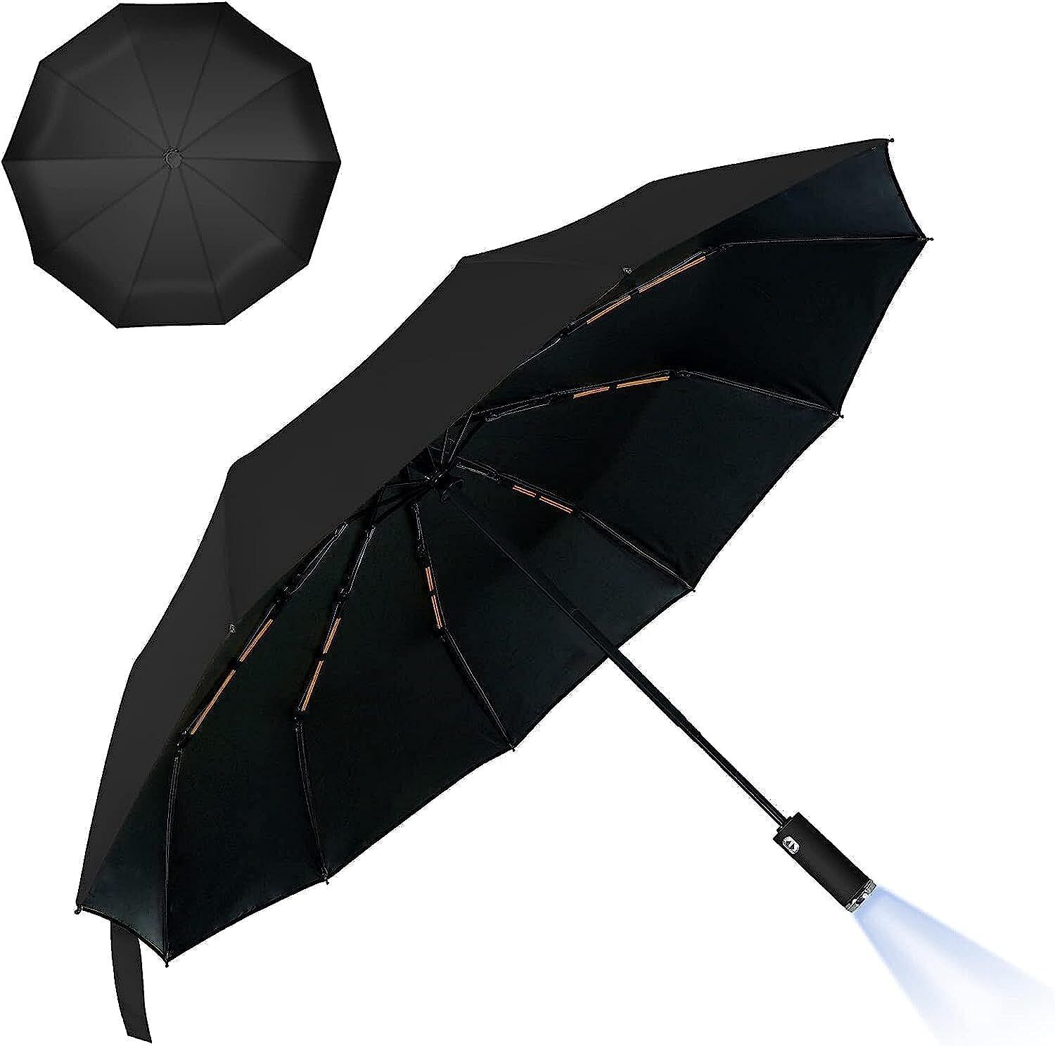 DwitiEnterprise3FoldUmberallasWithLightwithAutoOpenandCloseFoldingUmbrella Umbrella-image-37