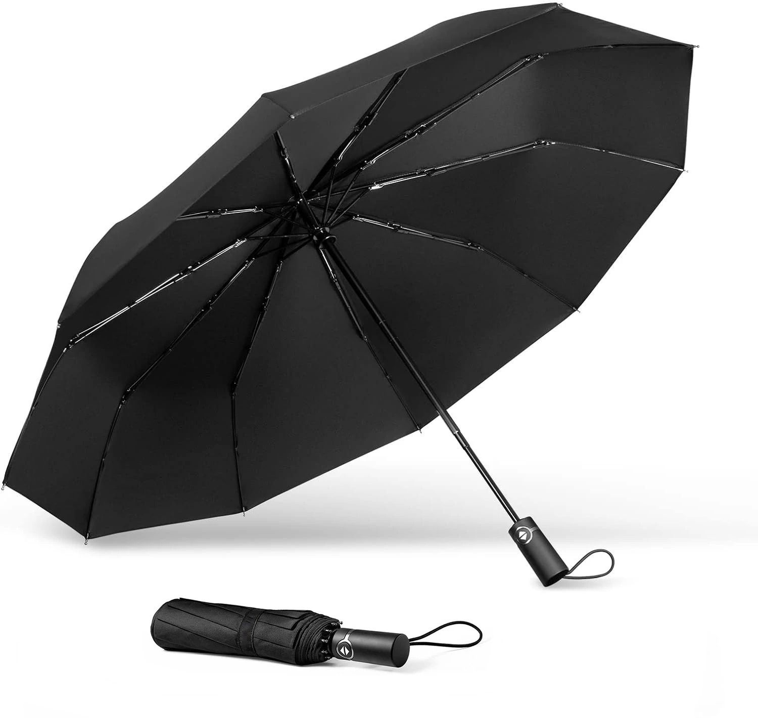 keepcart Windproof Compact Stick Umbrella for Rain Umbrella-picture-19