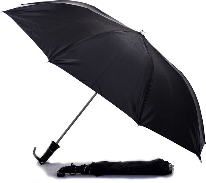 2 Fold UV Coated heavy Duty long lasting Men & women Regular Use Black Umbrella-image-2