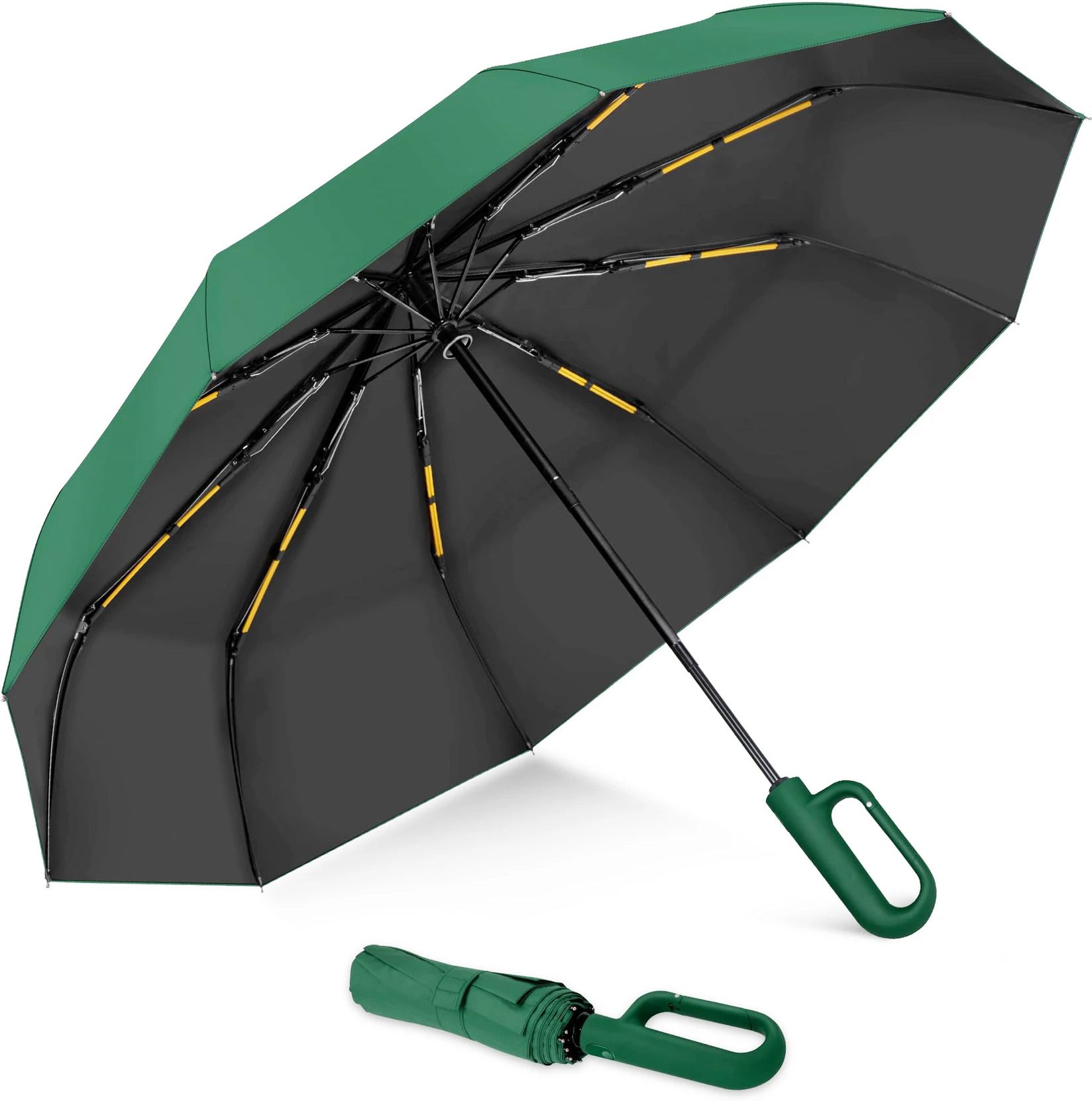 UV Protection 3 Fold Umbrella Men, Women, Kids, Girls, Boys Rain Sun Umbrella-image-48