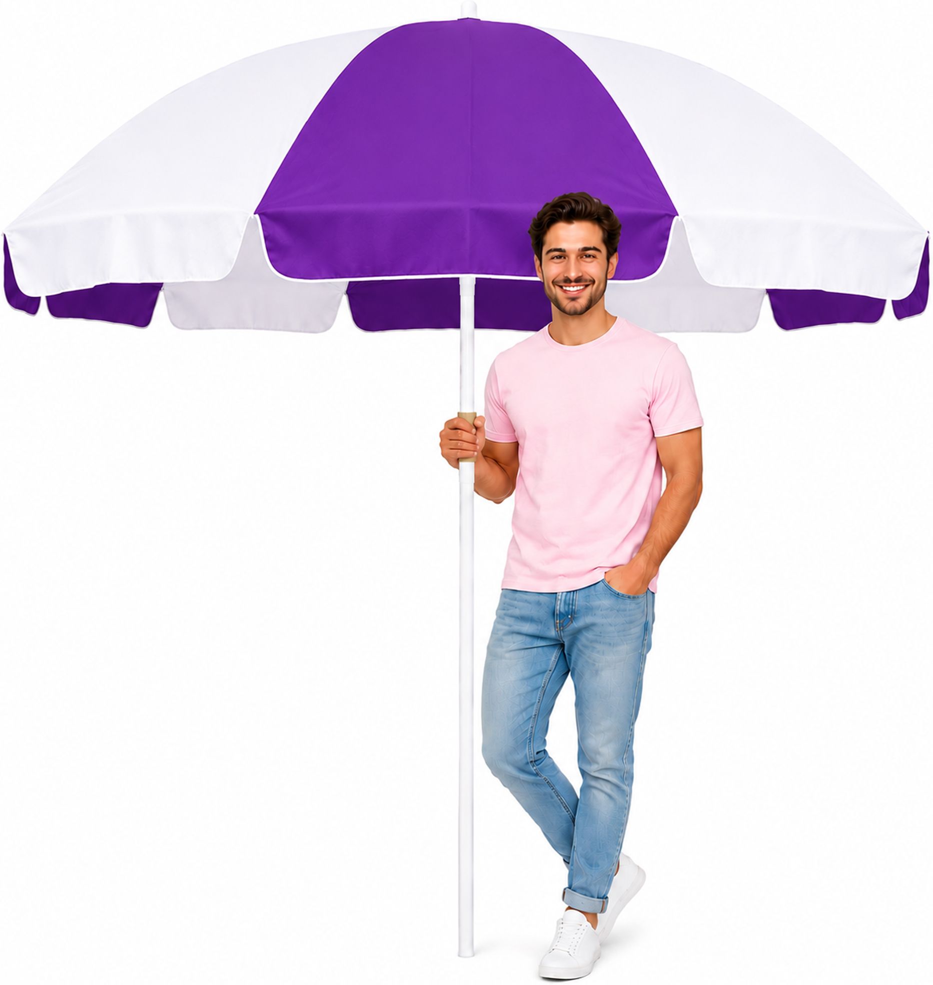 7ft Royal Garden Umbrella Outdoor Shade Design Premium Quality Umbrella-image-2