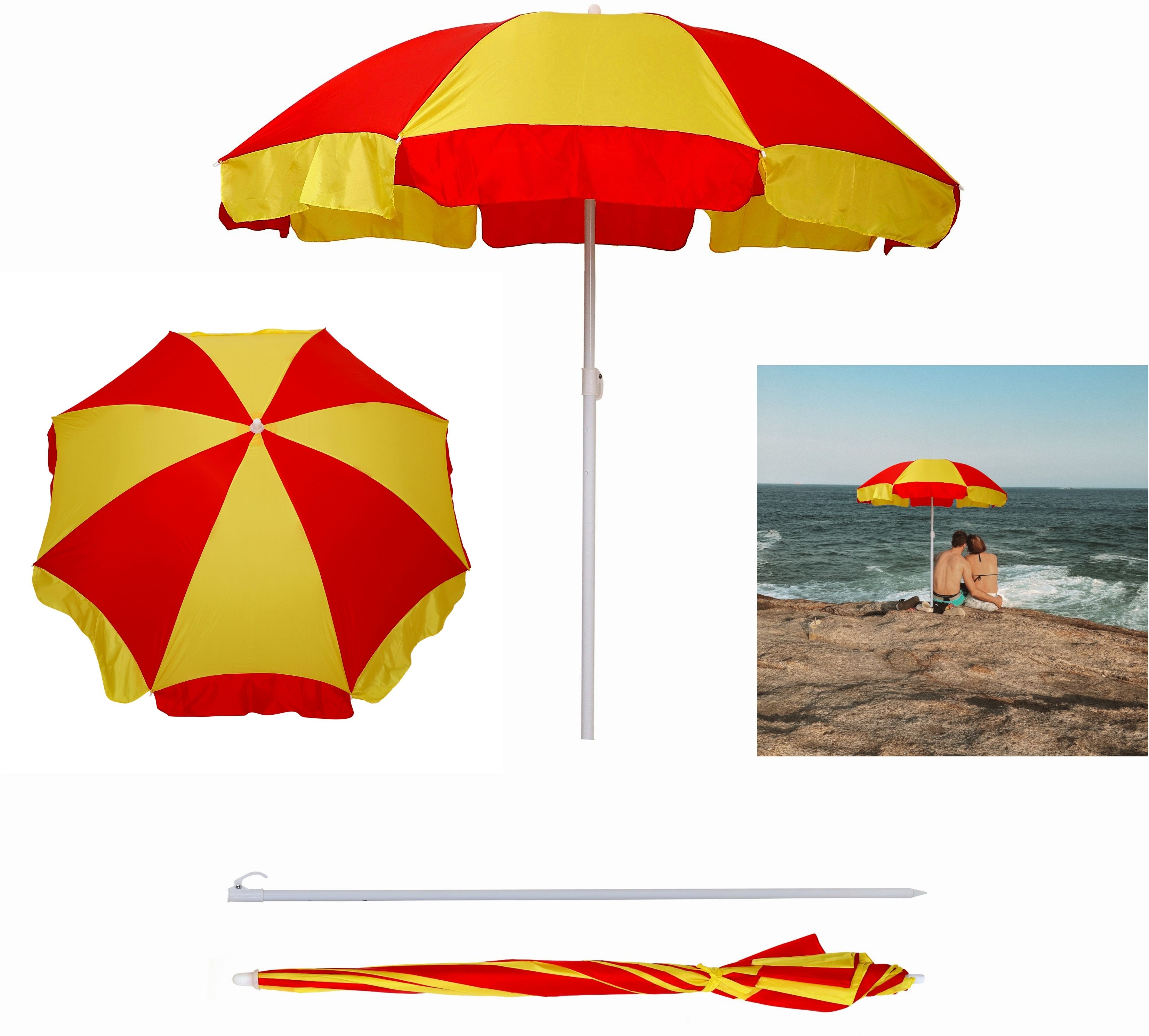bluebuds 36in/6ft Outdoor Garden Big Size Umbrella Without Stand For Hotel,Restaurants Umbrella-picture-16