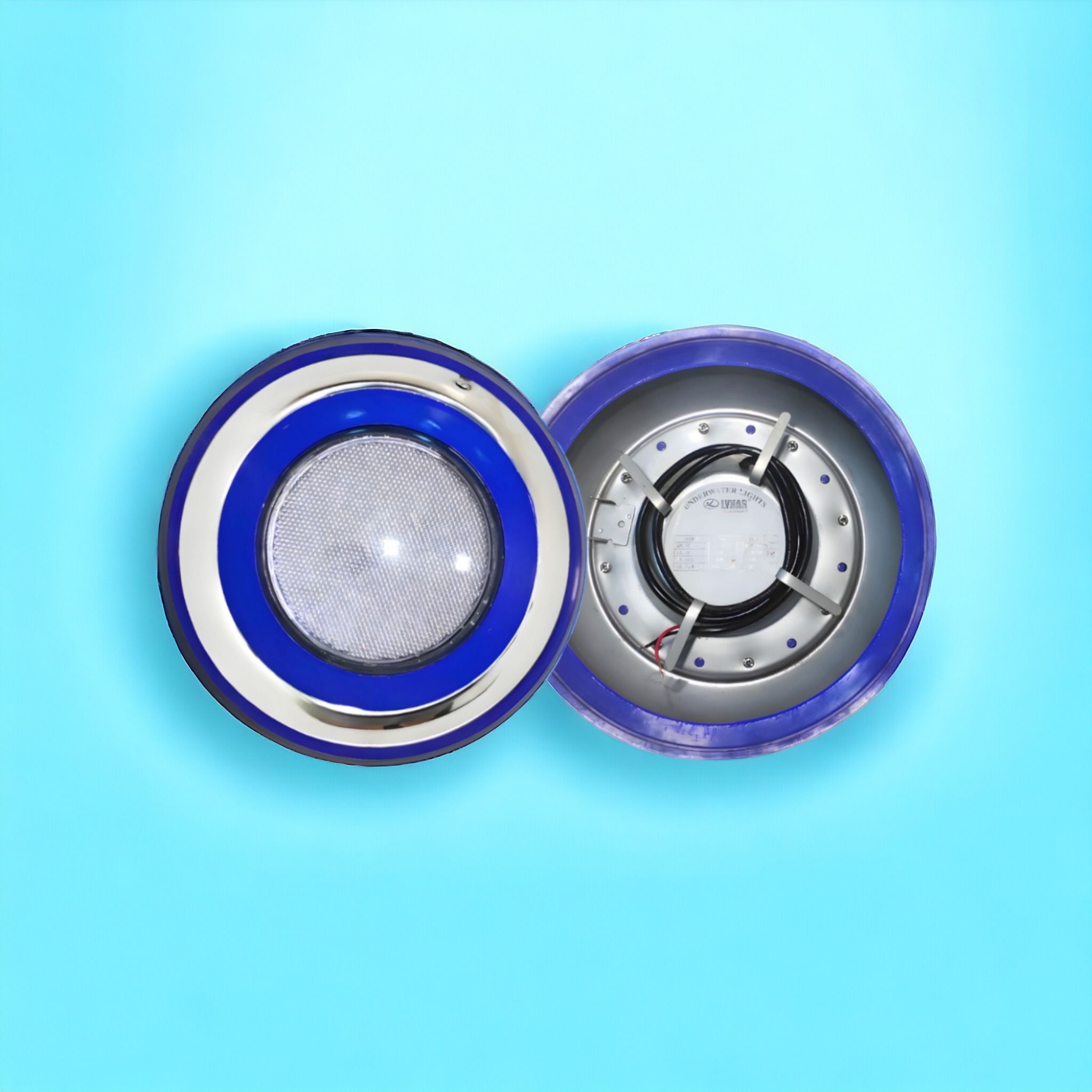 10" LED SS Pool Light - Energy Efficient Waterproof Color Cool White LED Underwater Lamp-image-11