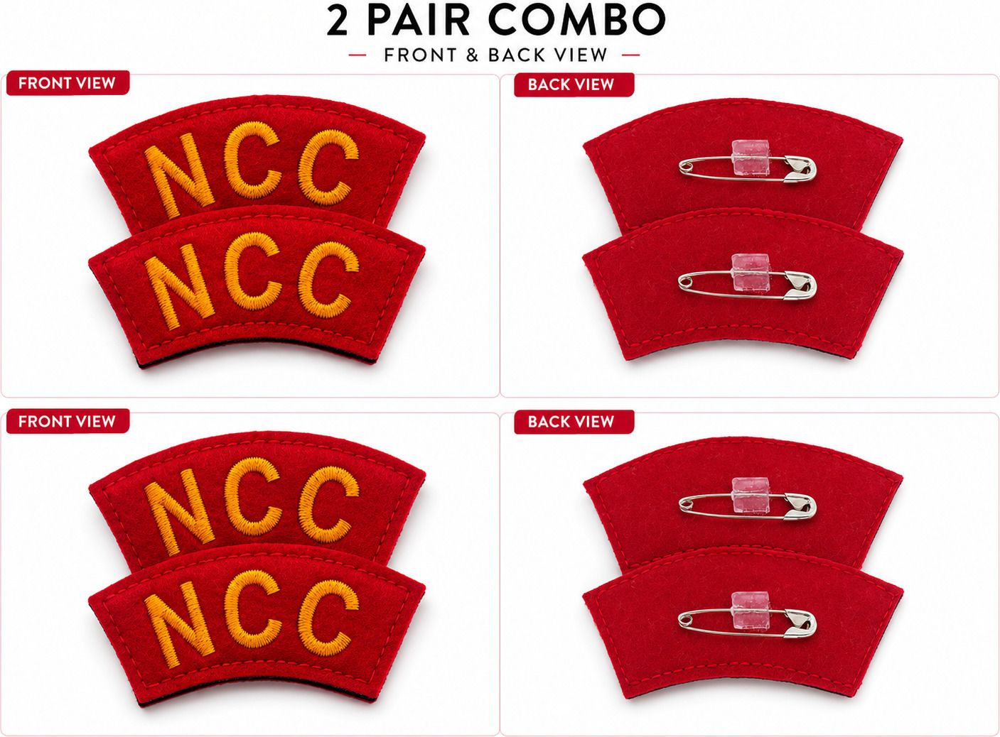Mango Fashion Red Uniform Badge-picture-20