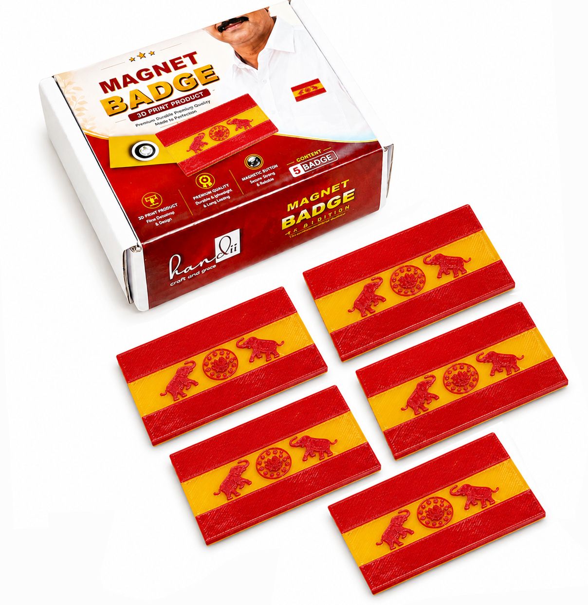 Handii Multicolor Uniform Badge-image-19