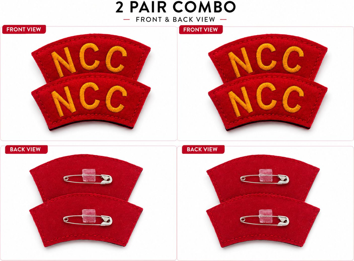 Mango Fashion Red Uniform Badge-picture-48