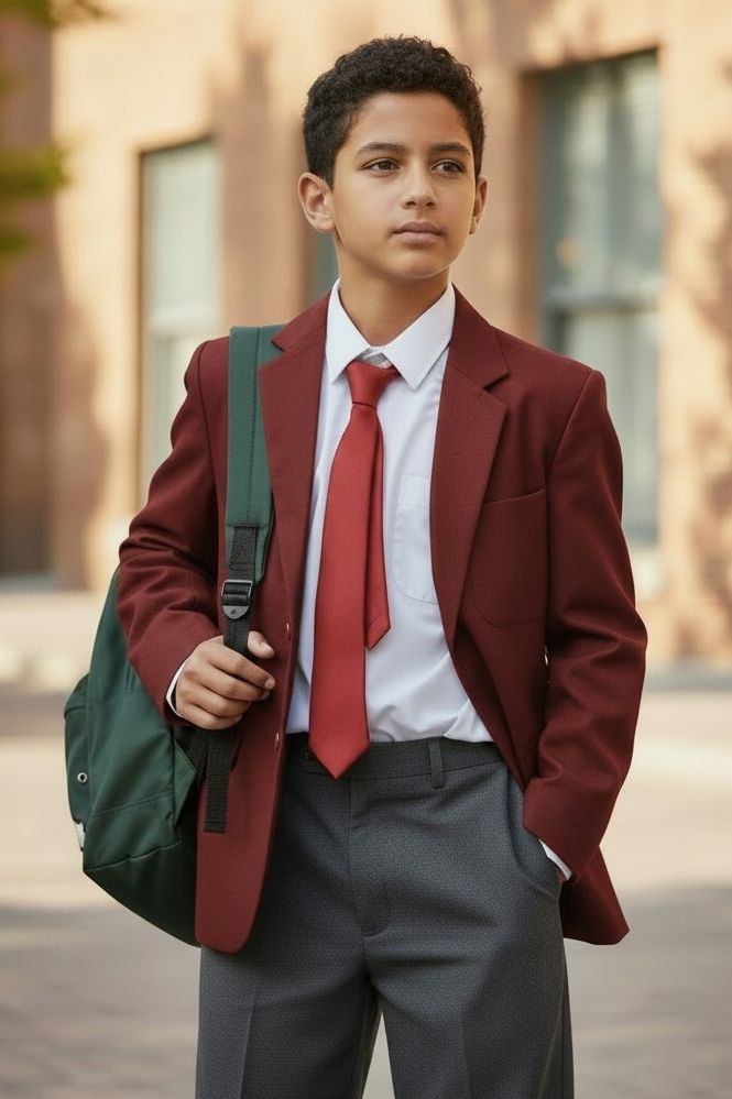 Uniformworld Maroon, Red, Green, Grey Uniform Blazer-picture-41
