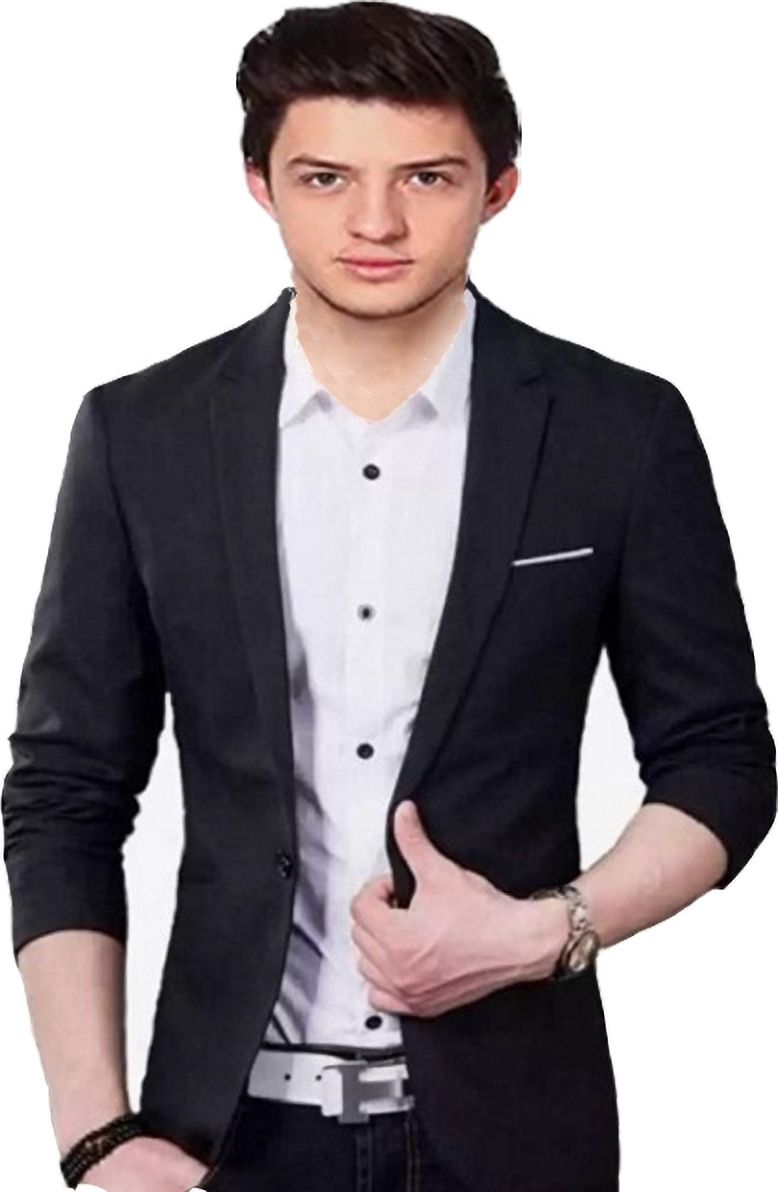 HUMJOLI MENS WEAR Black Uniform Blazer-picture-28