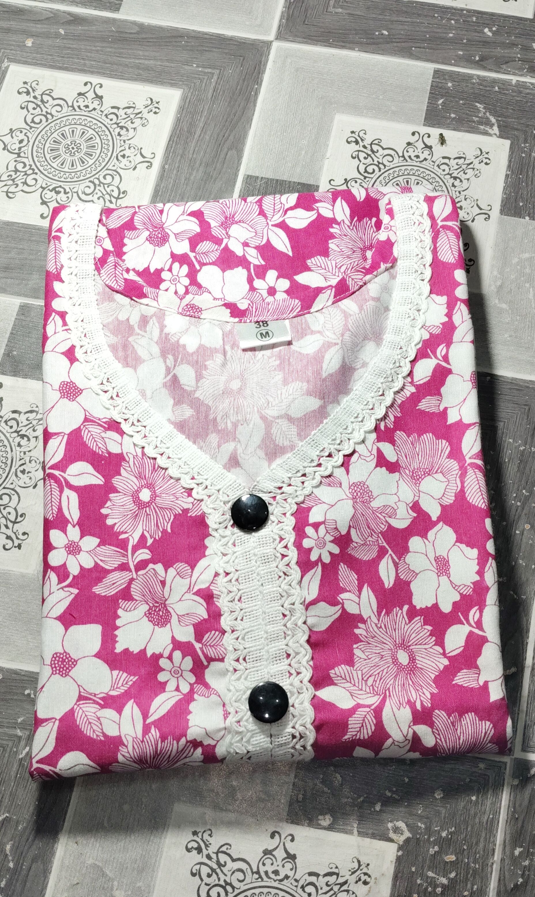 AAKIBE A-line Blue, Pink, White Uniform Kurta-picture-40