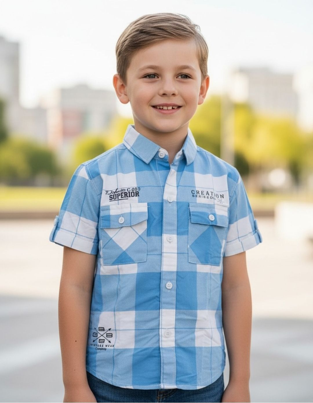 ganric Blue Uniform Shirt-picture-38