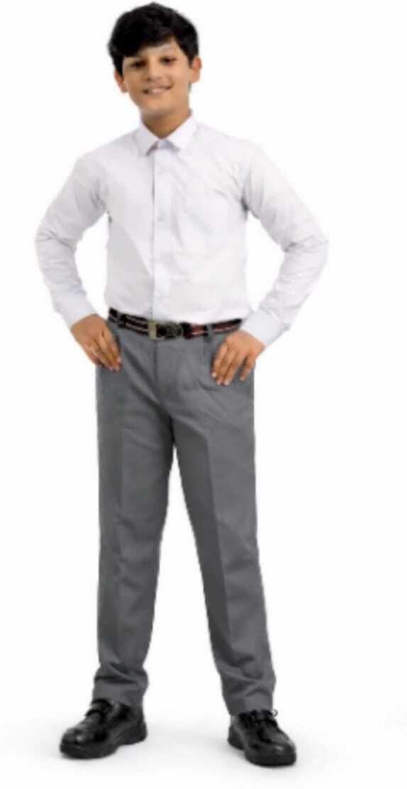 Adarsh Manufacturing White, Grey Uniform Shirt-picture-19