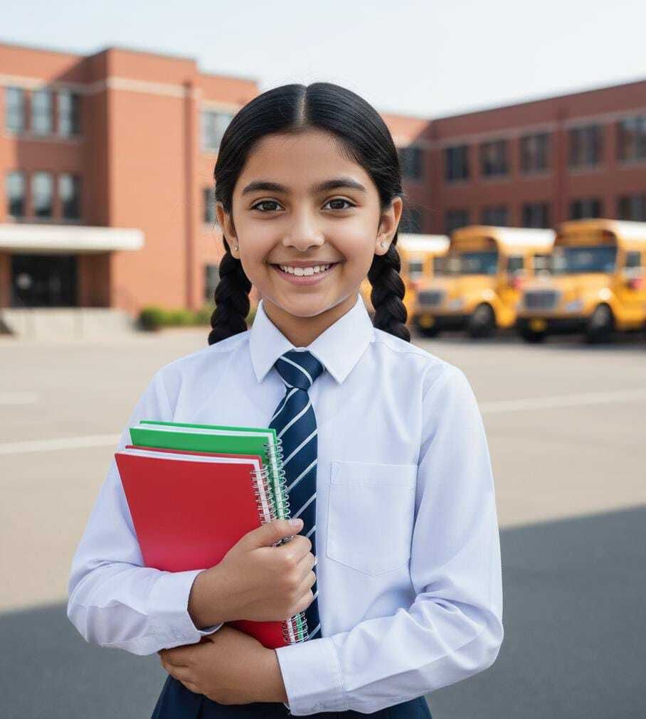 Daster White Uniform Shirt