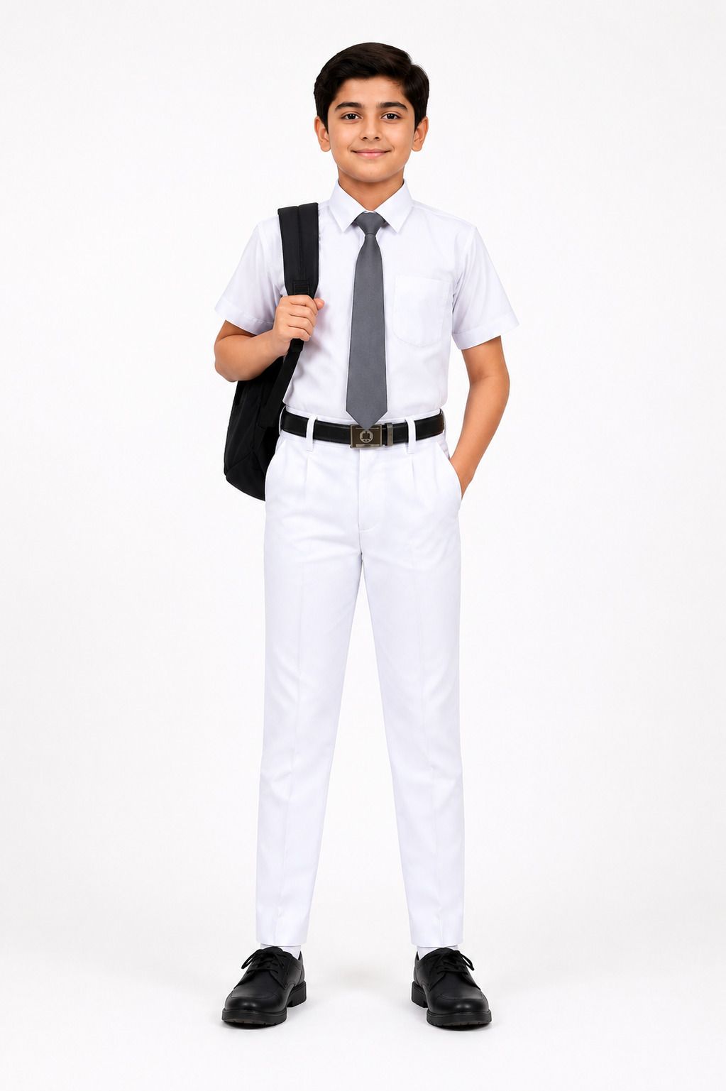 Amchar White Uniform Shirt-image-26