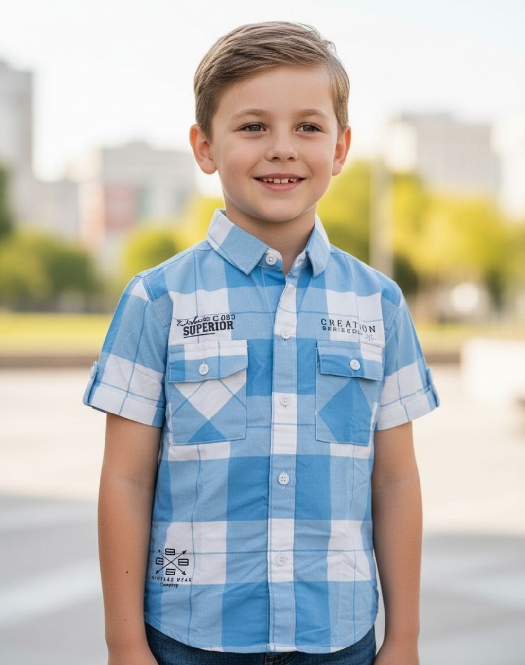 ganric Blue Uniform Shirt-picture-18