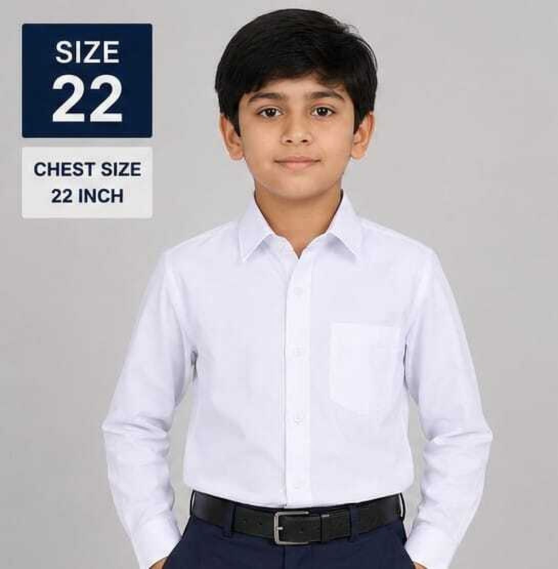 V GRAMENTS White Uniform Shirt-image-40