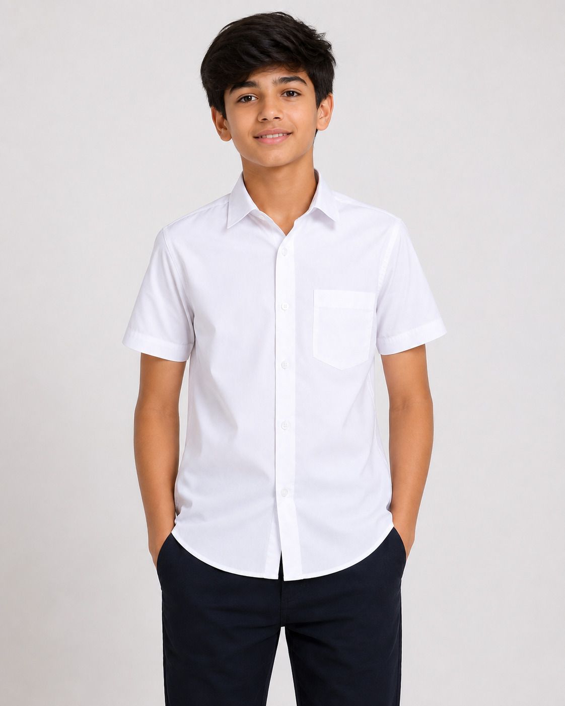 Amchar White Uniform Shirt-image-27