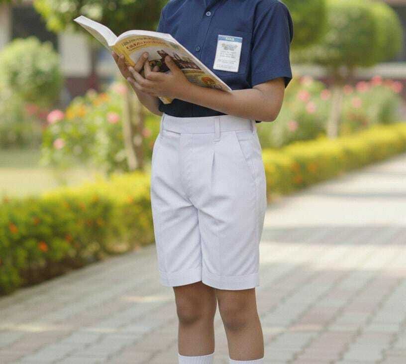 Daster White Uniform Short-picture-14