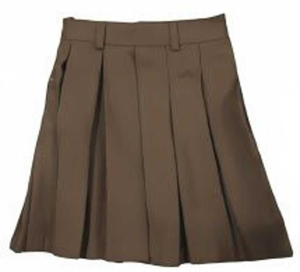 Vedant Brown Uniform Skirt-image-39