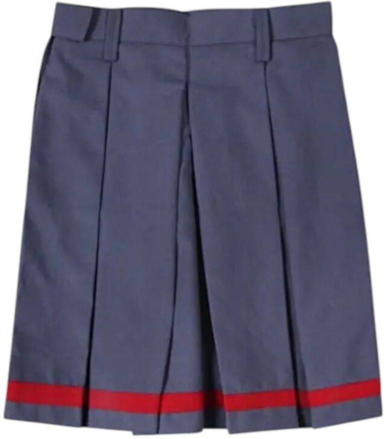 AMBIKASTORES Blue Uniform Skirt-picture-30