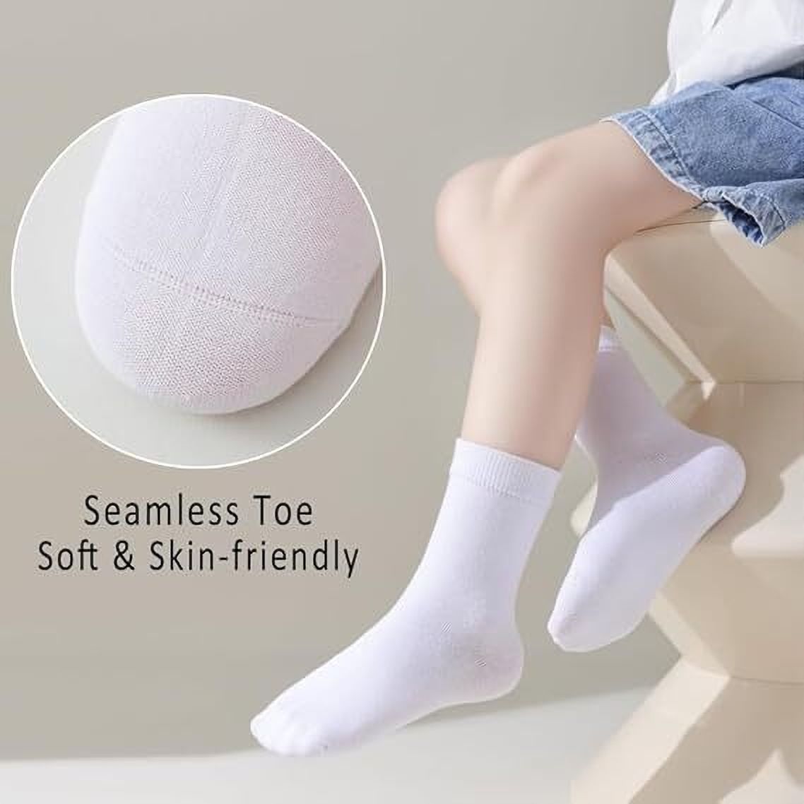 Lepax Cable White Uniform Sock-picture-13