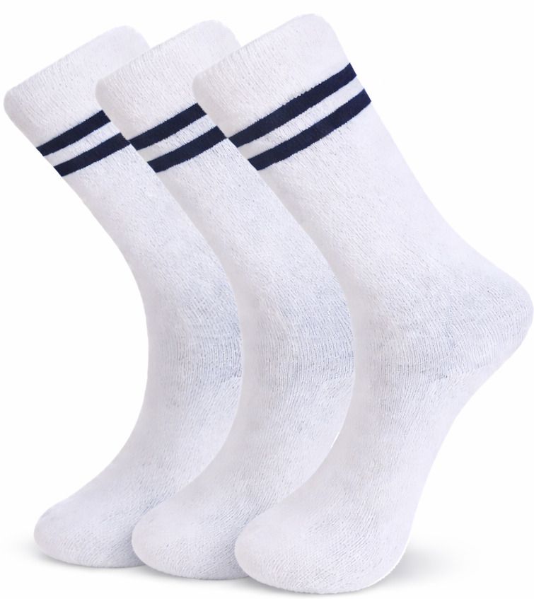 UDAMI White Uniform Sock-image-15