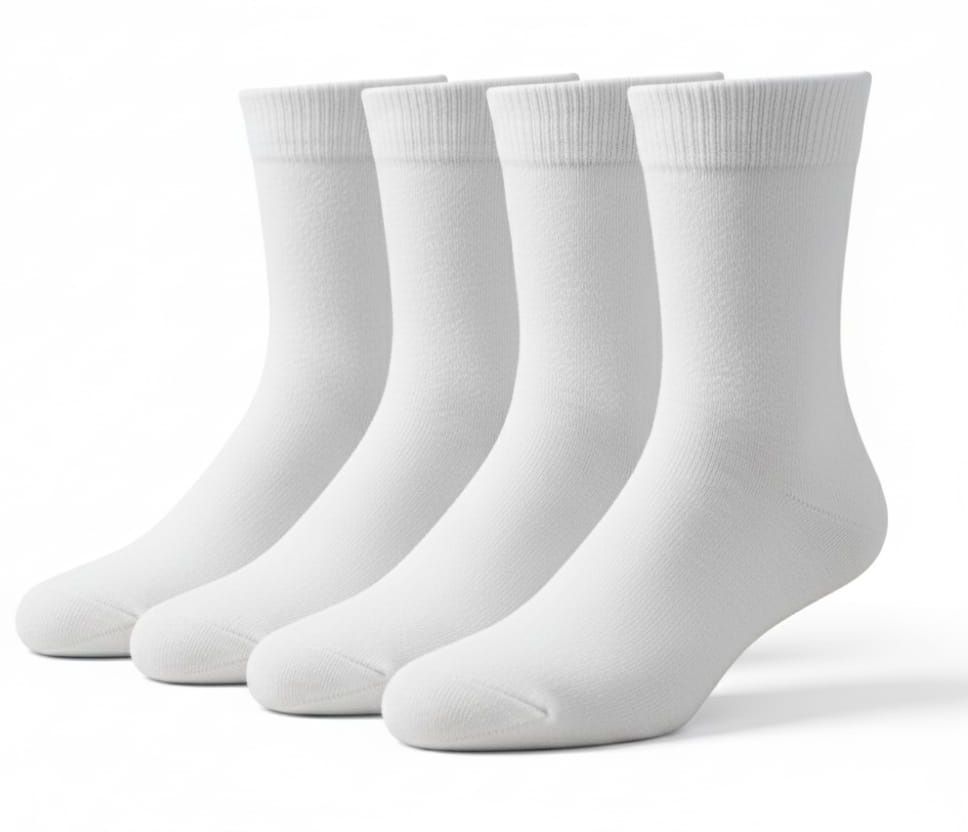 NS handloom White Uniform Sock-picture-48
