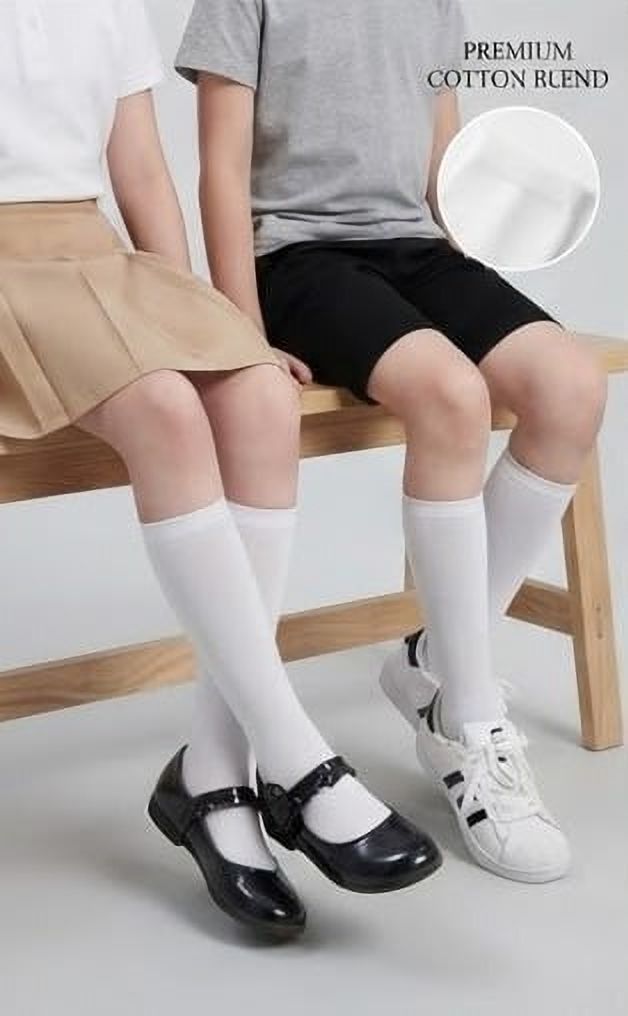 Lepax Cable White Uniform Sock-picture-26
