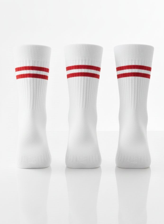 taj gold White Uniform Sock-picture-27