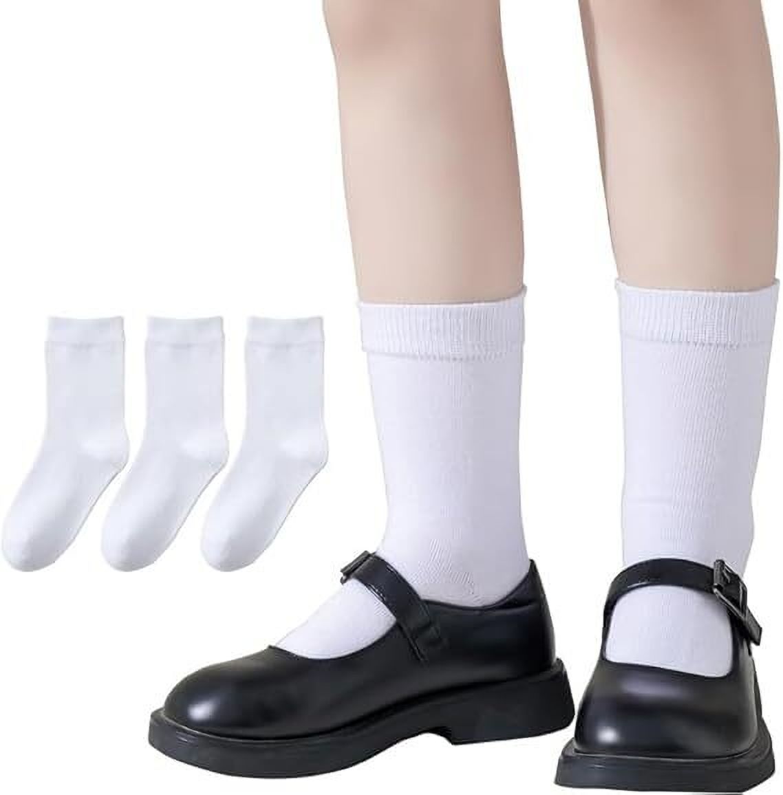 Lepax Cable White Uniform Sock-picture-12