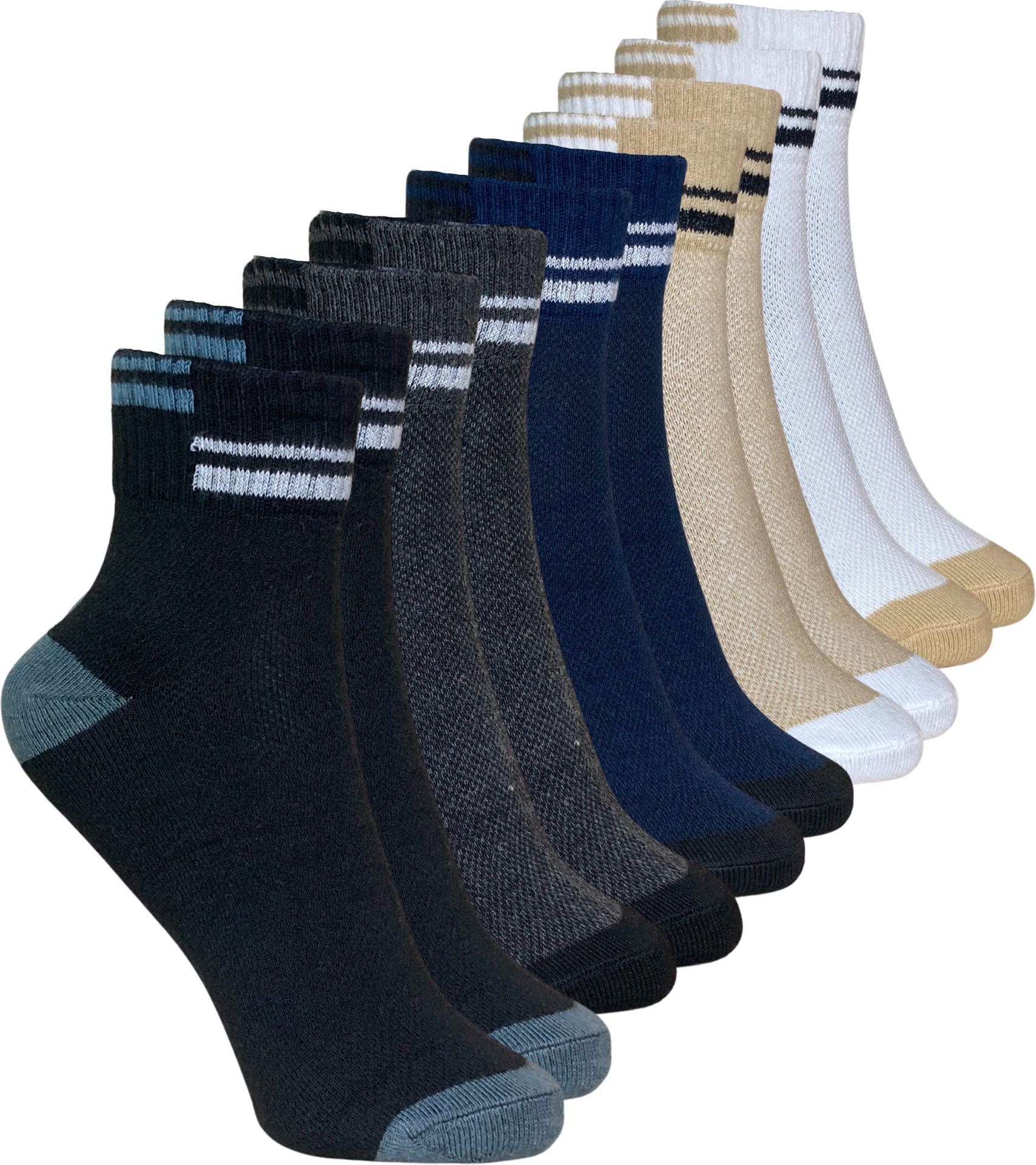 Boar Beige, Black, White, Blue, Grey Uniform Sock-picture-41