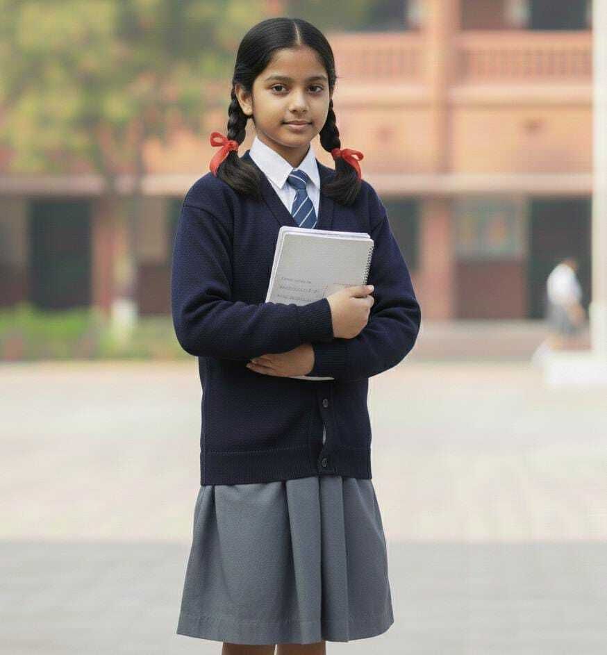 Daster Blue Uniform Sweater