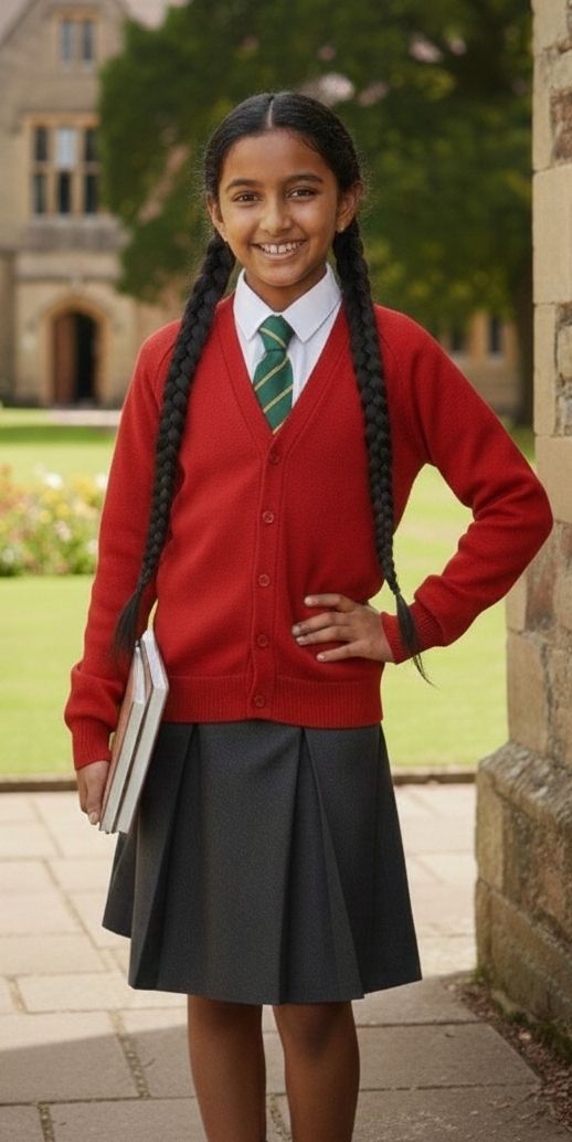 Gupta Hosiery Red Uniform Sweater-picture-26