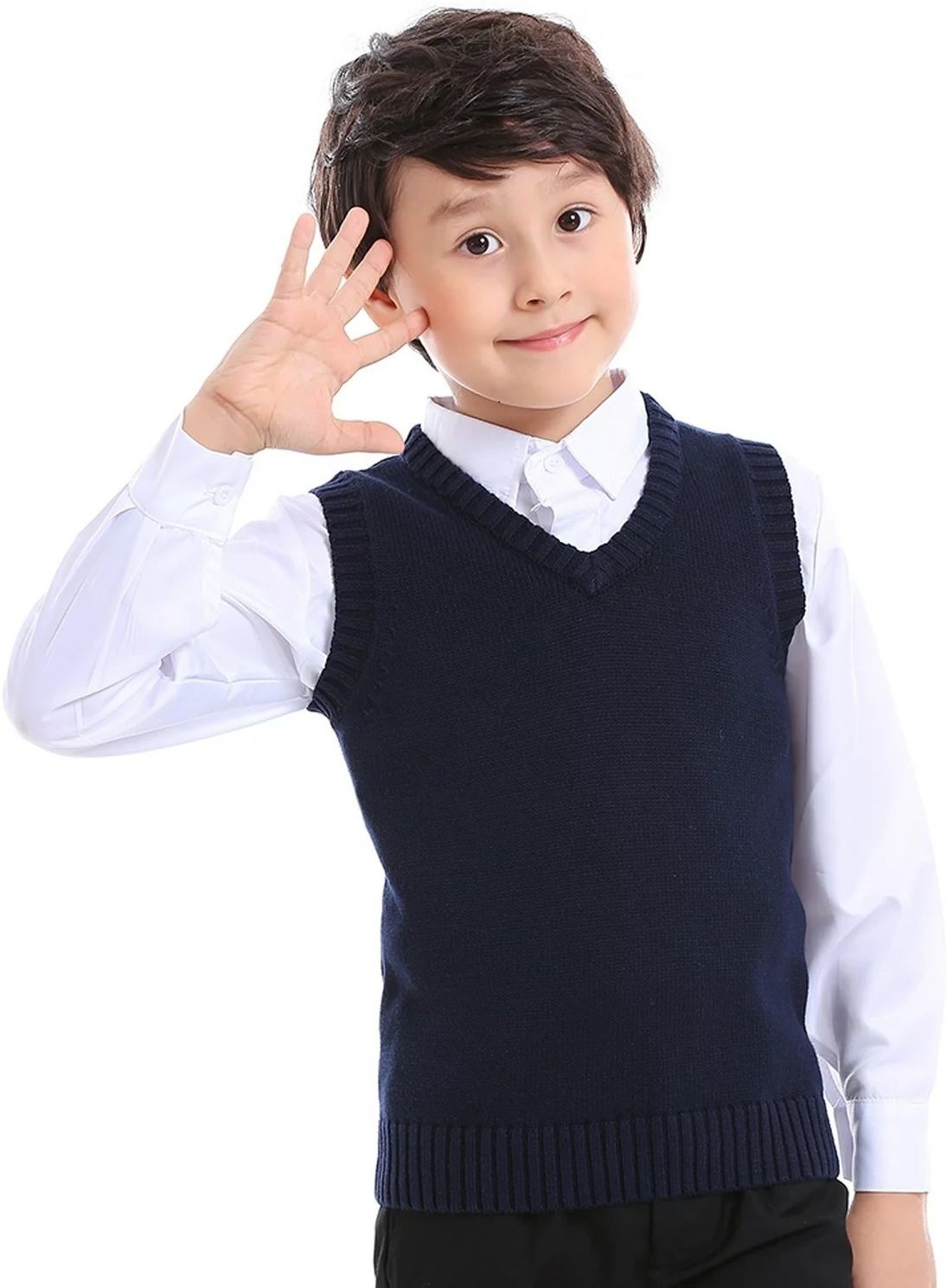 SHAURYA INNOVATION Blue Uniform Sweater