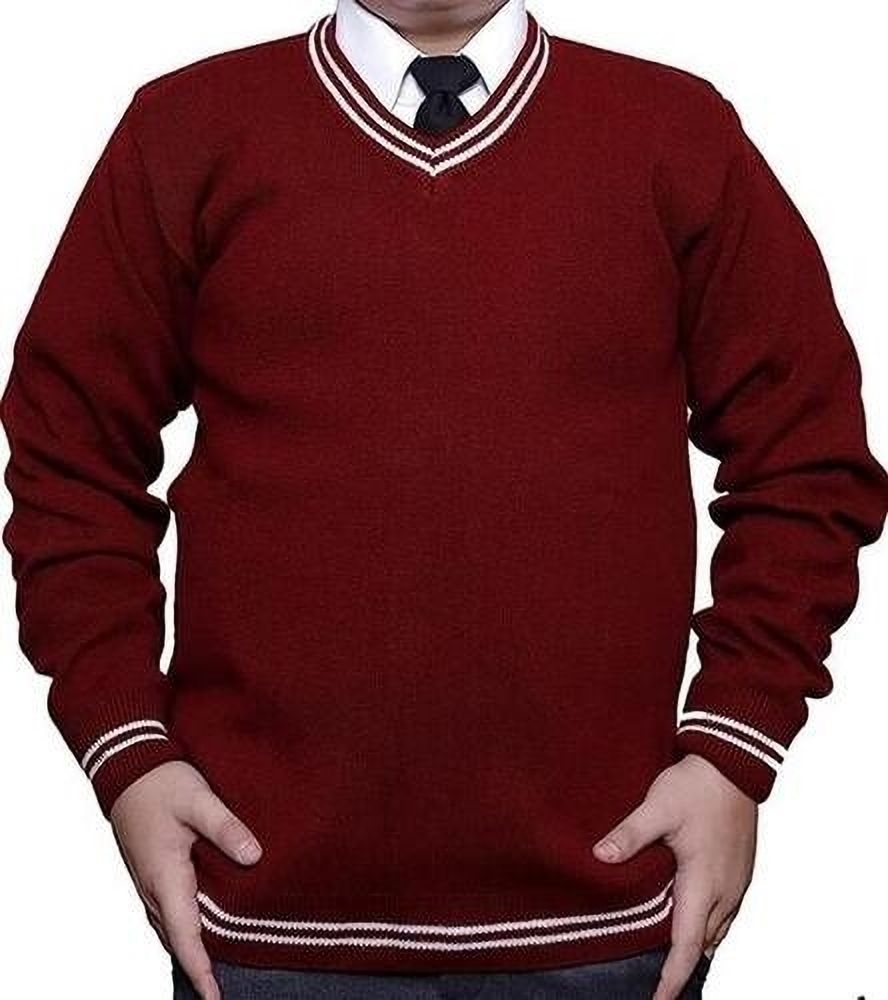 madhav traders Maroon Uniform Sweater-picture-37