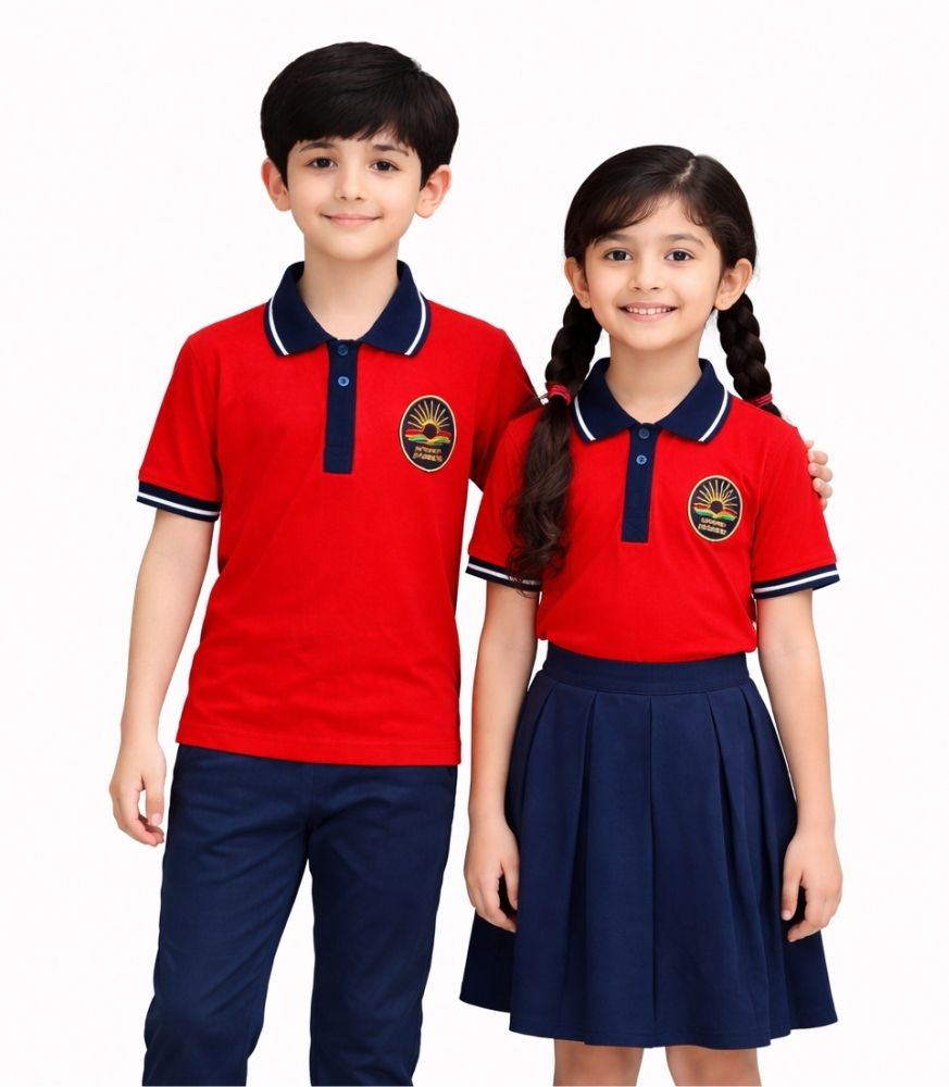 prisha Enterprise Red Uniform T Shirt-picture-37