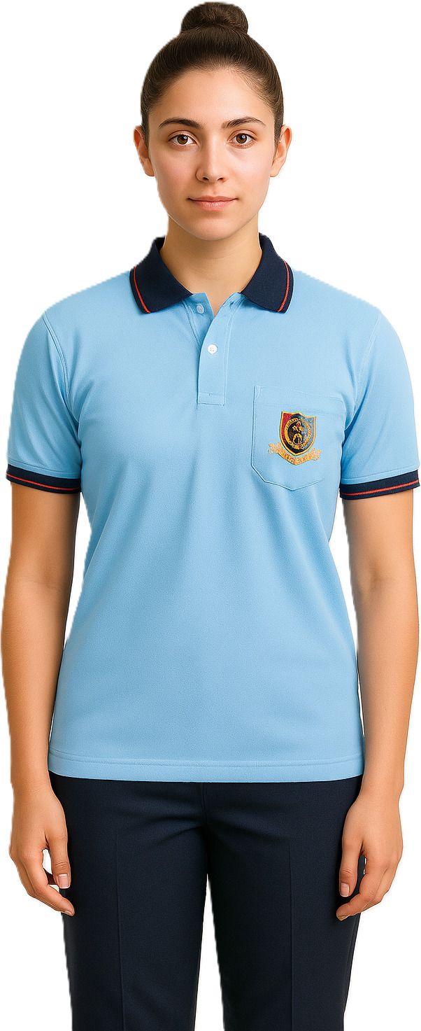 shree maruti shopping Blue Uniform T Shirt-picture-23