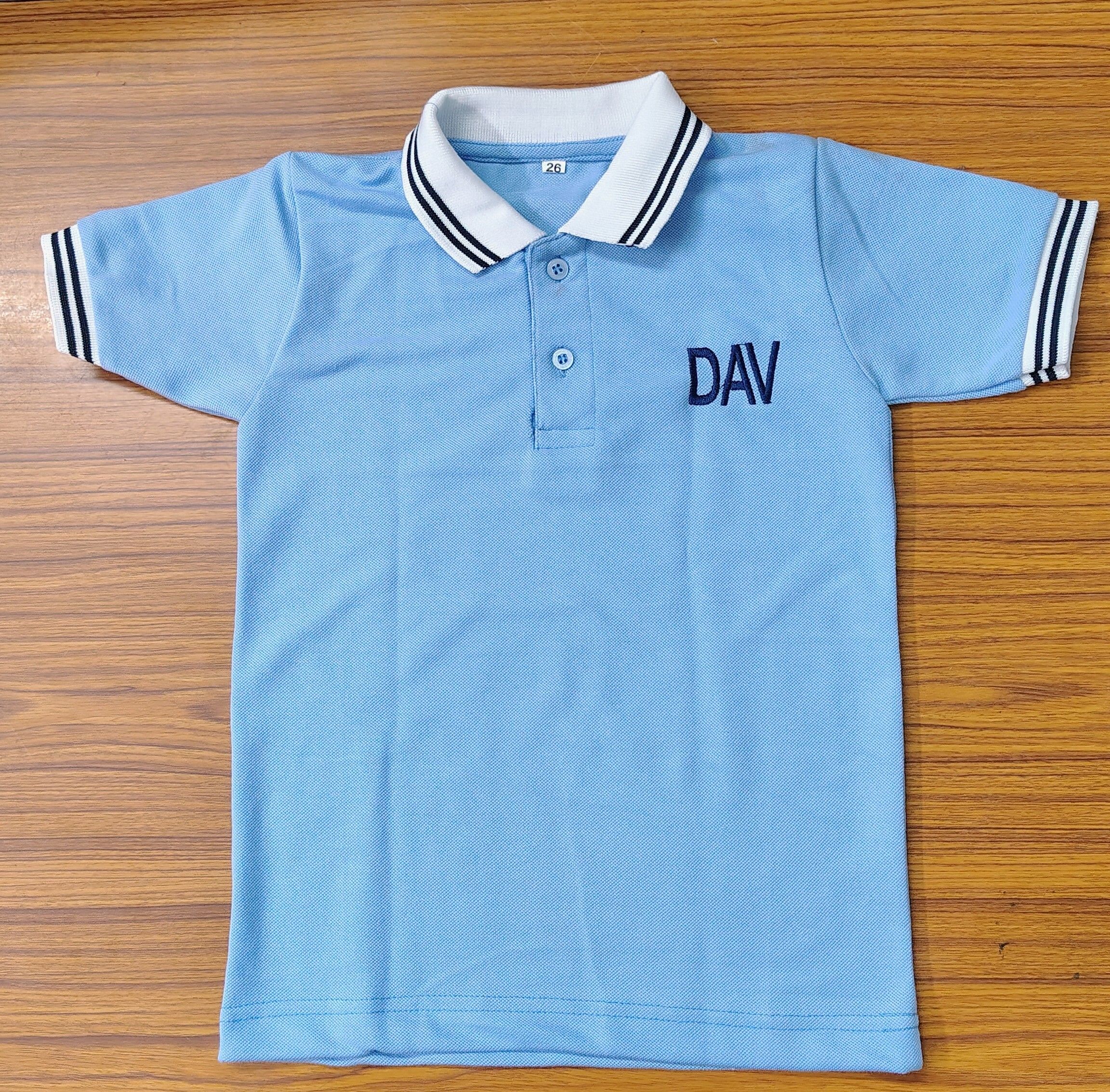Yuvraj Textiles Blue Uniform T Shirt-image-44