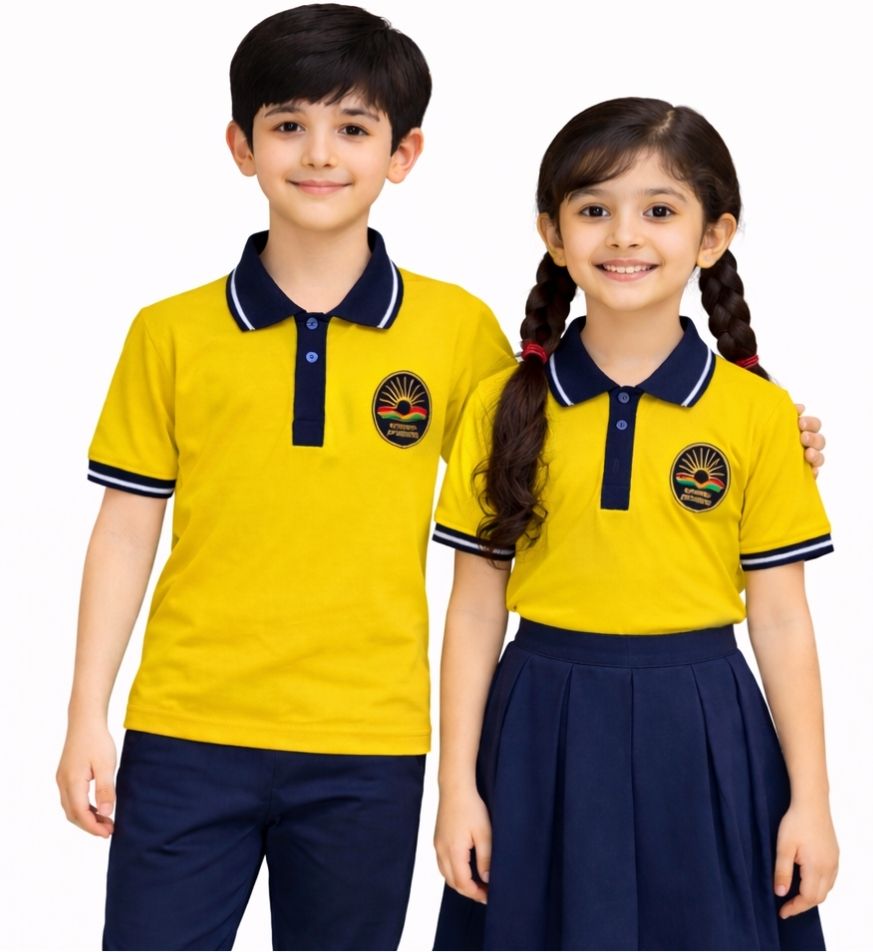 prisha Enterprise Yellow Uniform T Shirt-picture-28