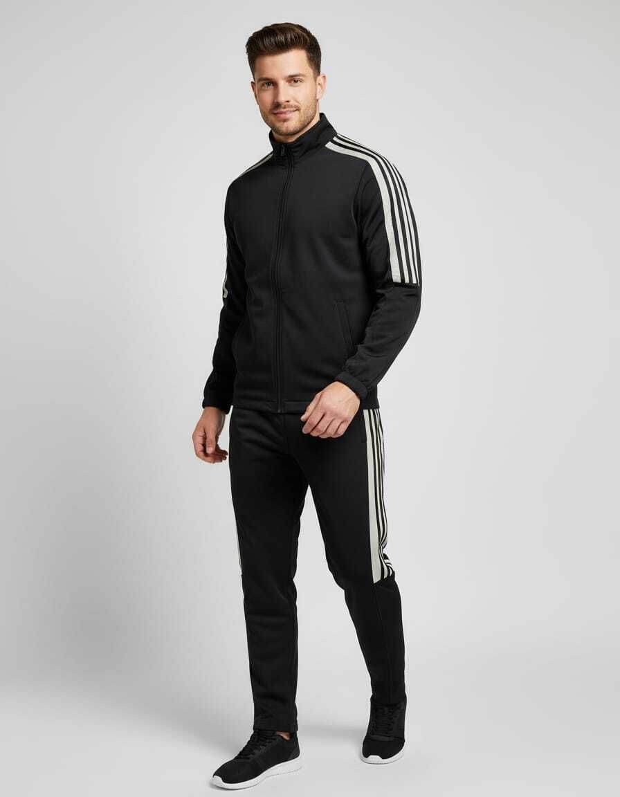 Havi fashion hub Grey Uniform Track Suit-image-3